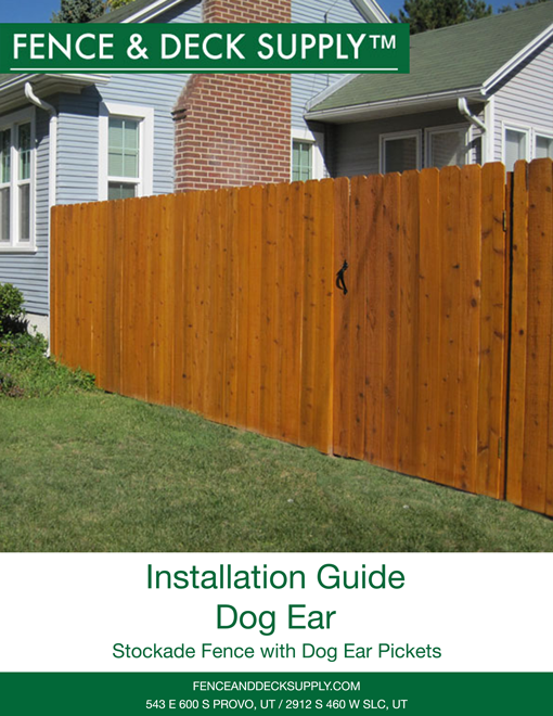 Installation Guide Stockade Fence | Dog Ear Fencing