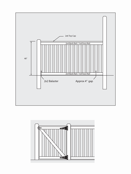 Plan Thumb 2x2 Picket Fence