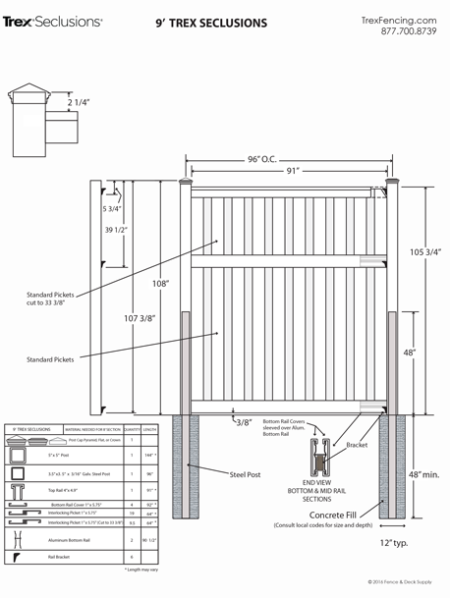 Fence Plans | Fence & Deck Supply | DIY & Contractors | Installation