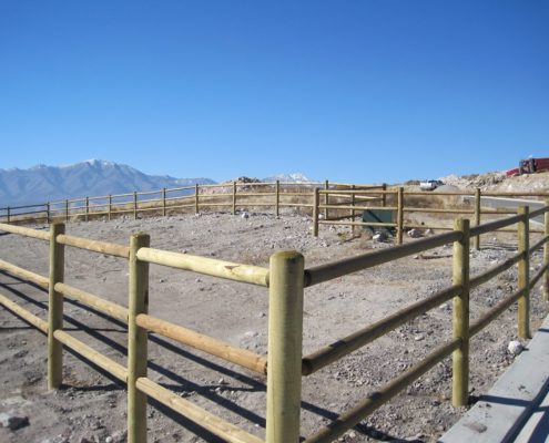 Lodge Pole Ranch Rail Fence