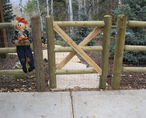 Lodge Pole Ranch Rail Fence