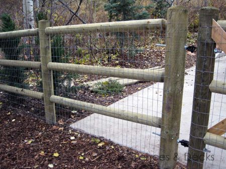 Lodge Pole Ranch Rail Fence | Round Rail Fence for Horses & Backyards