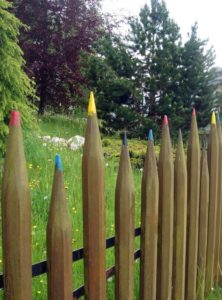 Colored Pencil Fence