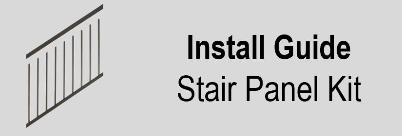 Optimum Railing Stair Panel Kit Installation Guide