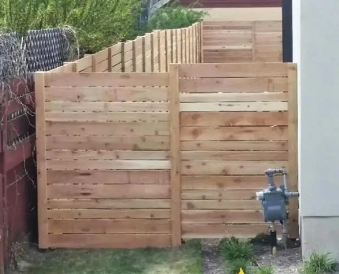 Horizontal Fencing with gaps