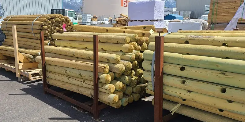 Lodge Pole Fence Materials at Fence & Deck Supply