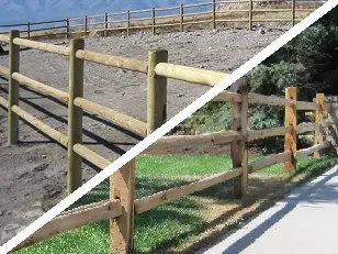 Rail Fence Ideas from Fence & Deck Supply