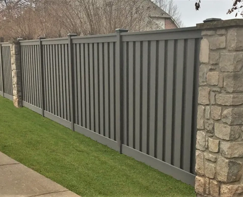 Trex Seclusions Fencing for Homeowner Association perimeter fencing