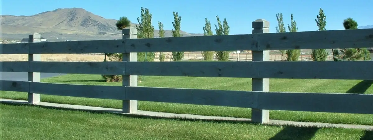 Wood Ranch Rail Fence